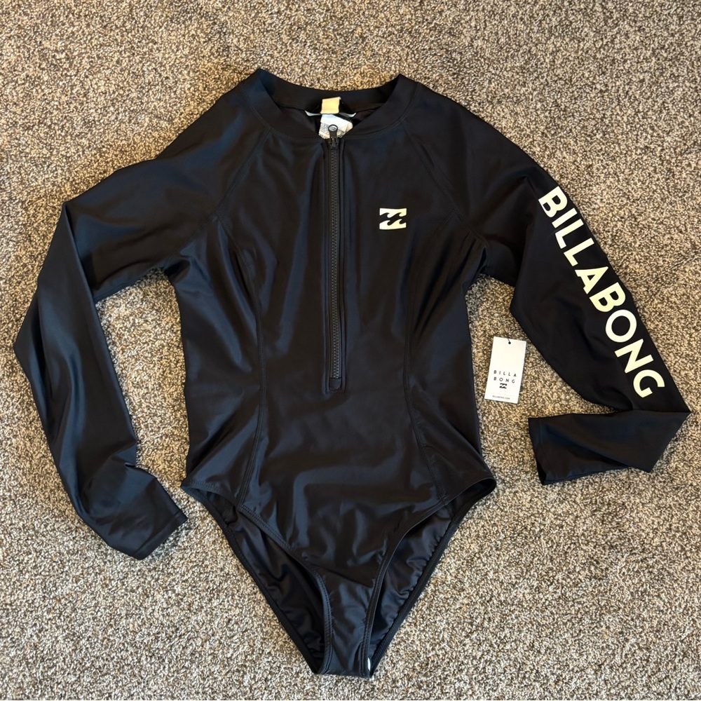 Billabong Black Bodysuit One Piece